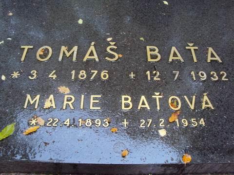 Hrob Tomáše Bati (Foto: Agentura Čada)