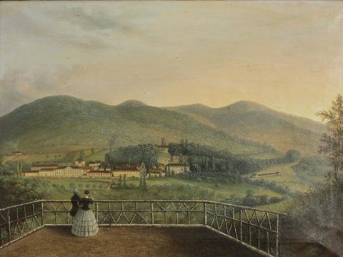 Obraz z výstavy Příběhy hraběcích lázní (Foto: MJM Zlín)