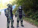 Nacvičování zásahu po výbuchu průmyslové trhaviny (Foto: www.hzszlk.eu)