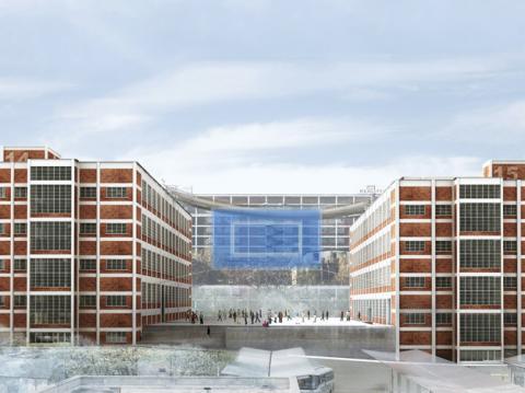 Vizualizace 14 a 15 budouvy - Baťův institut (Foto: www.14-15.cz)