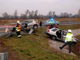 Vážná nehoda u Bezměrova (Foto: HZS ZK)