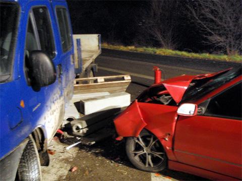 Dopravní nehodě u obce Lípa (Foto: HZS ZK)