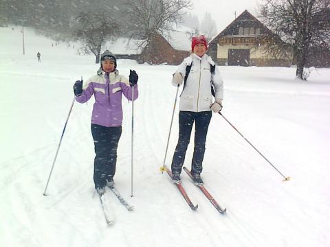 Běžkařům výpadek proudu nevadil (Foto: Agentura Čada)