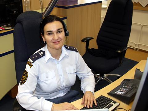 Romana Součková „v akci“ (Foto: HZS Zlínského kraje)