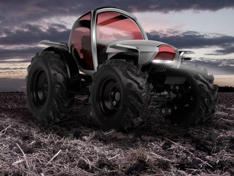 Oceněný návrh designu traktoru (Foto: utb.cz)