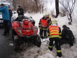 Havarie čtyřkolky (Foto: www.hzszlk.eu) Havarie čtyřkolky (Foto: www.hzszlk.eu)