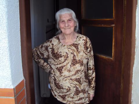 Marie Miklová z Březůvek slaví 100 let (Foto: Agentura Čada) 