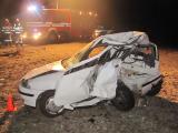 Řidič Fiatu nepřežil srážku s Mercedesem (Foto: www.hzszlk.eu)