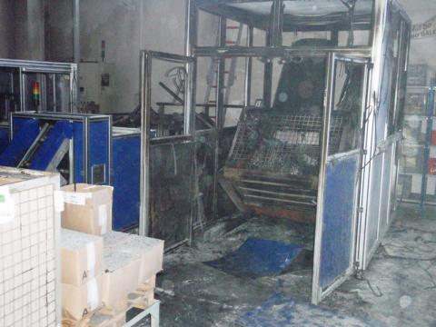 Požár v Drnovicích na Zlínsku (Foto: HZS Zlínského kraje)