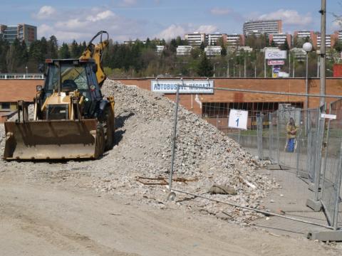Přístupová cesta ke zlínskému autobusovému nádraží (Foto: www.zlin.eu)