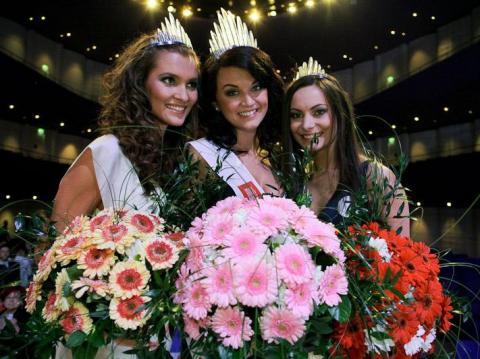Vítězky Miss Academia 2012 (Foto: Pavel Petruška)