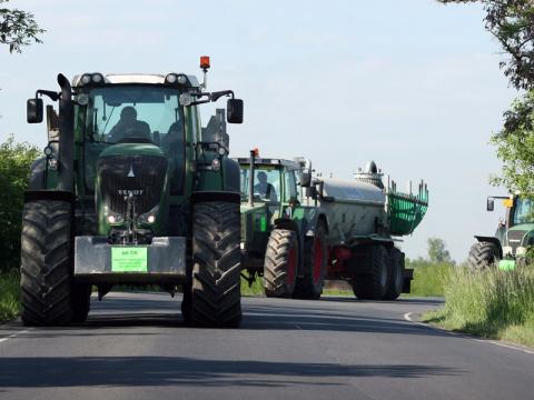 Protest zemědělců (Foto: Mediafax)