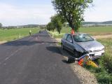 Motorkářku na Kroměřížsku srazilo auto (Foto: Policie ČR)