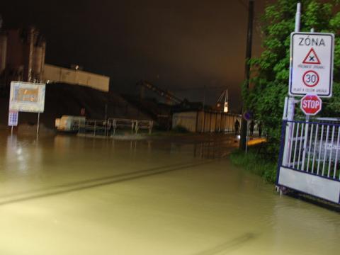 Déšť zaměstnal hasiče ve Zlínském kraji (Foto: HZS Zlínského kraje)
