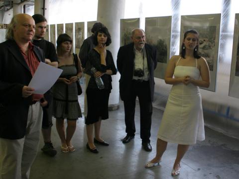 Studenti prezentují své práce před pedagogy (Foto: FMK)