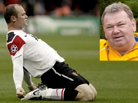 Rooney (vlevo) a Vladislav Mokrý (Foto: Mediafax a Agentura Čada)