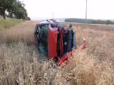 Při srážce dvou aut se zranili dva lidé (Foto: HZS Zlínského kraje)