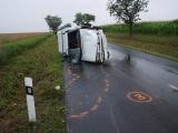 Opilý řidič boural (Foto: Policie ČR)