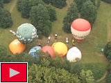 Kamera Zlin.cz se vznáší v balonu (Foto: Agentura Čada)
