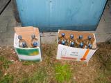 Krabice s podezřelým alkoholem (Foto: Městská Policie Zlín)