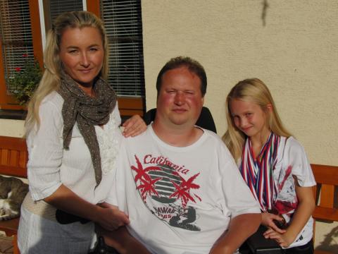 Martina, Jarda a Terezka Otevřelovi (Foto: Agentura Čada)