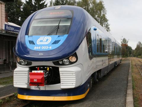 Vlak RegioShark (Foto: Město Rožnov pod Radhoštěm)