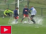Fotbalisté v krajském přeboru nejsou z cukru (Foto: Agentura Čada)