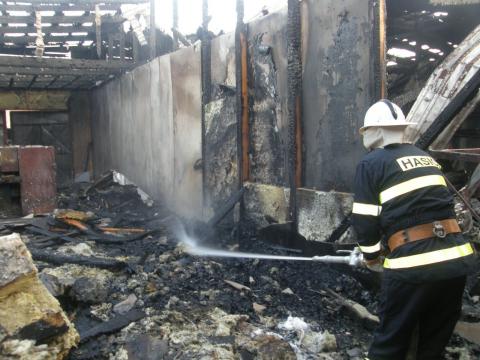 Likvidace požáru (Foto: www.hzscr.cz)