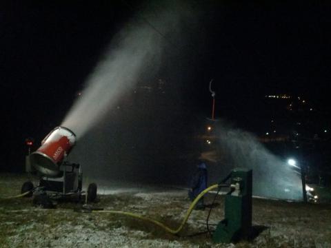 Zasněžování na Razule (Foto: Martina Žáčková)