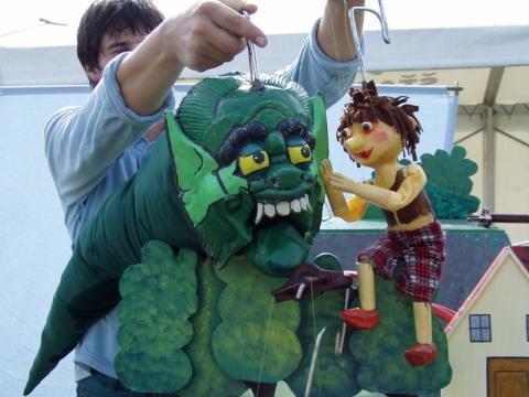 Foto: Dřevěné divadlo