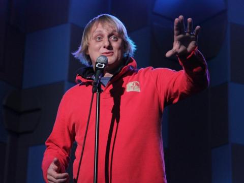 Lukáš Pavlásek v pořadu Na stojáka (Foto: www.lukaspavlasek.cz)