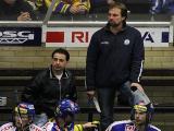 Dříve parťáci, nyní soupeři Josef Turek a Rostislav Vlach (Foto: HC PSG Zlín)