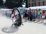 Jednokolový motocykl na srazu veteránů v Holešově (Foto: Zlin.cz)