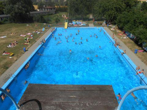 Pohled ze skokanského můstku (Foto: Zlin.cz)