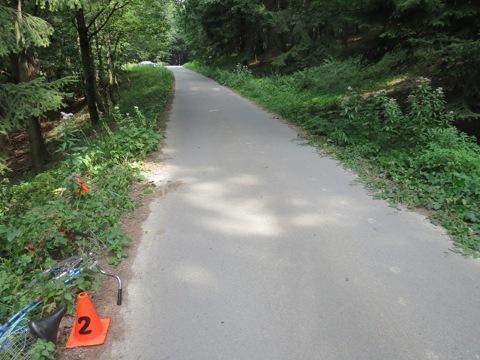 místo nehody (Foto: Policie ČR)