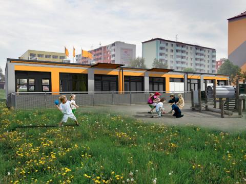mateřská školka Oskárek - vizualizace (Foto: MěÚ Otrokovice)