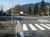 Okružní křižovatka ve Velkých Karlovicích (Foto: ŘSZK)