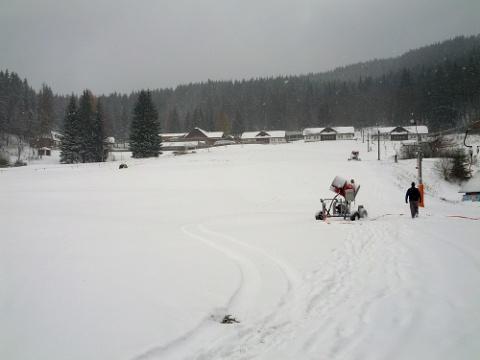 situace u sjezdovky Horal (Foto: Ski areál Razula)