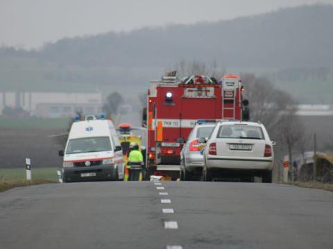 Autonehoda u Rymic (Foto: Zlin.cz)