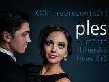 Plakát reprezentačního plesu města Uherské Hradiště