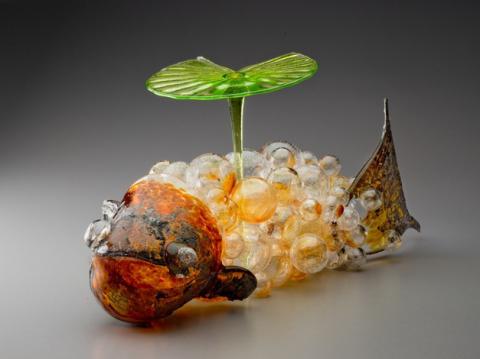 Sleněné ryby Song Mi Kim (Foto: www.muzeumvalassko.cz)