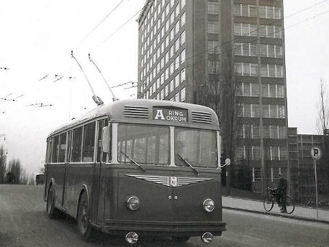 Jeden z prvních zlínských trolejbusů (Foto: archiv DSZO)