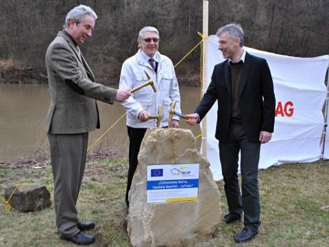 Jiří Částečka, Miroslav Krchňák a Adam Beneš (Foto: MěÚ Valašské Meziříčí)