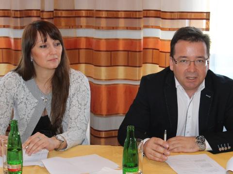 Sylva Hlaváčová a David Rumpík (Foto: Zlin.cz)