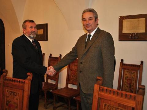 Vladimír Místecký a Jiří Částečka (Foto: MěÚ Valašské Meziříčí)