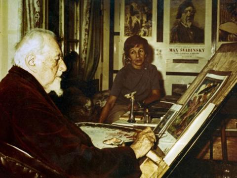 Ateliér podle Maxe Švabinského (Foto: www.kromeriz.cz)