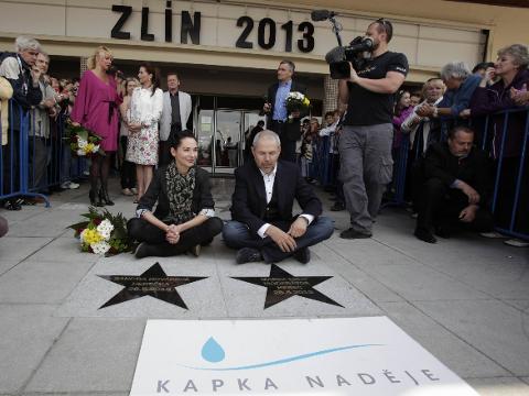 Kapka naděje a Chodník slávy 2013 (Foto: Zlín Film Festival)