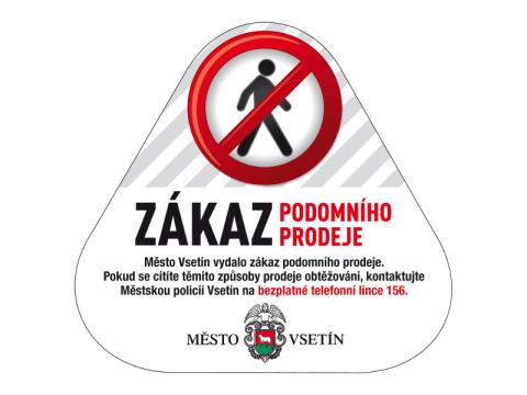 Samolepky vám pomohou od podomních prodejců (Foto: MěÚ Vsetín)