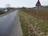 silnice II/490 u Dolního Němčí před rekonstrukcí (Foto: ŘSZK)