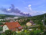 V Lípě vzplála výrobna oken (Foto: Zlin.cz)